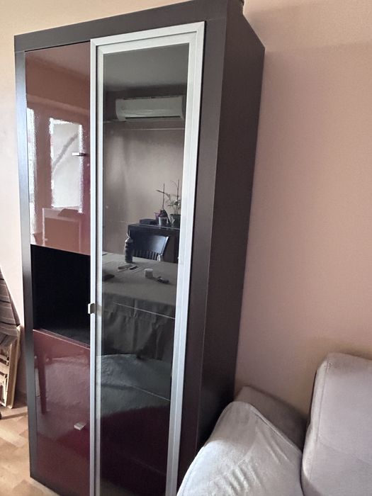 Шкаф - венге и бордо