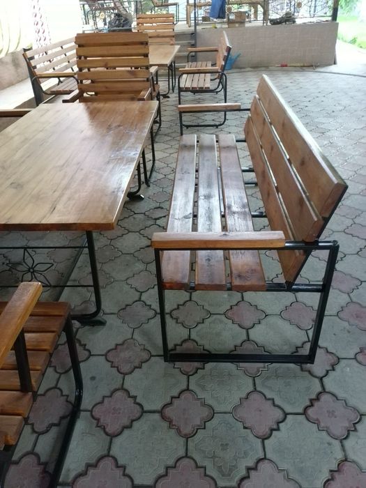 Скамейка стол2×1 2кресла