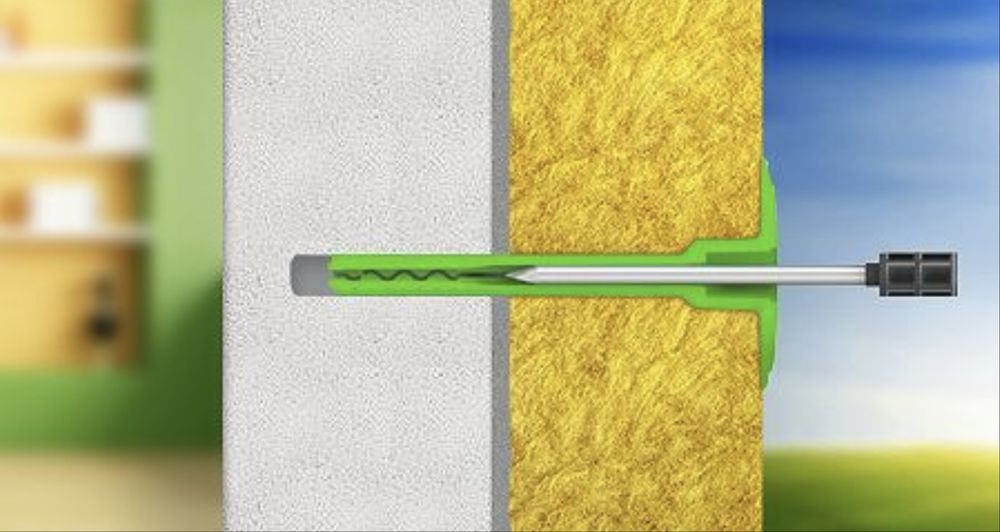 Дюбель гвозд зонтик zontik gribog фасадний сетка стеклосетка оптом