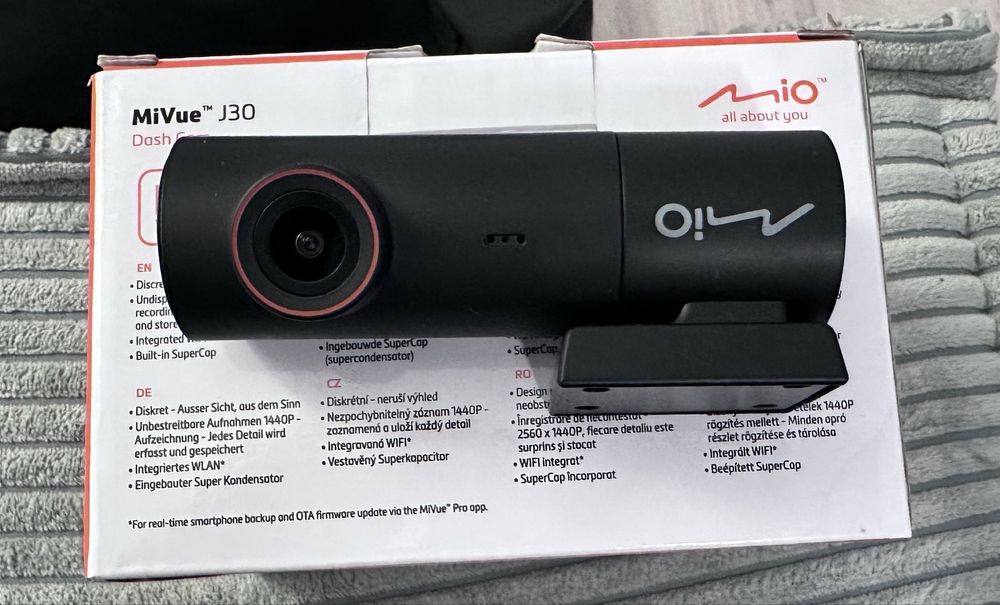 Camera bord auto DVR MIO MiVue J30, 2.5K, G-Senzor