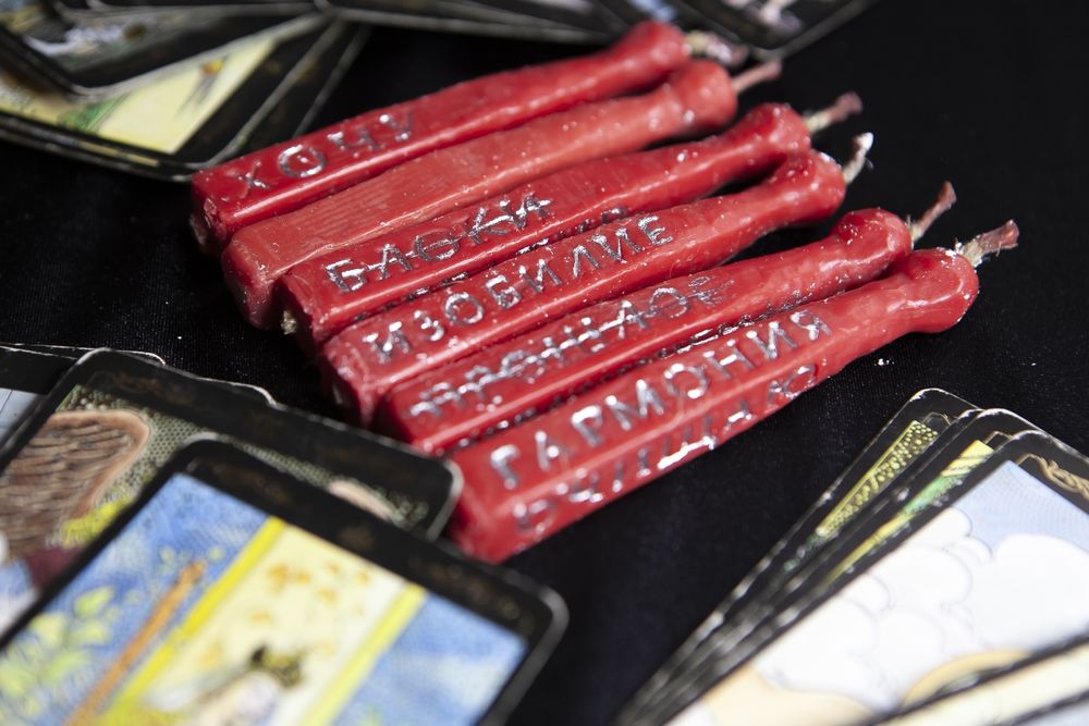 Свечи , воск.  Ручной работы свечи