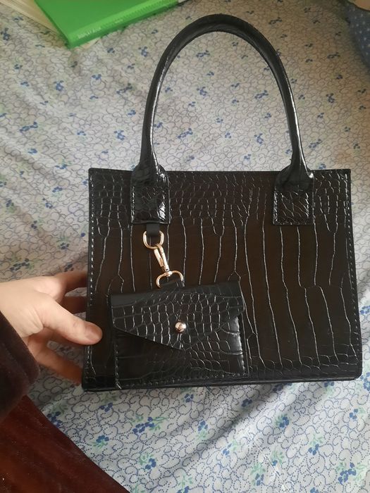 Сумка чёрный б/у