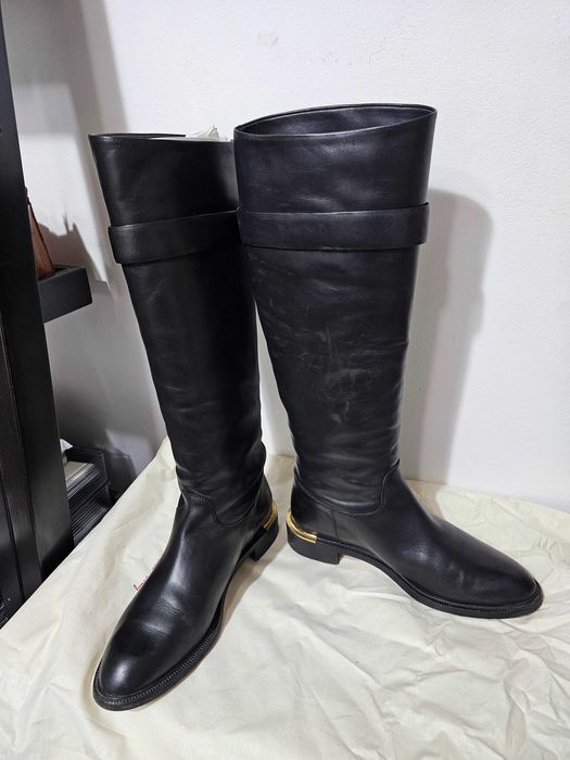 Cizme din piele Salvatore Ferragamo