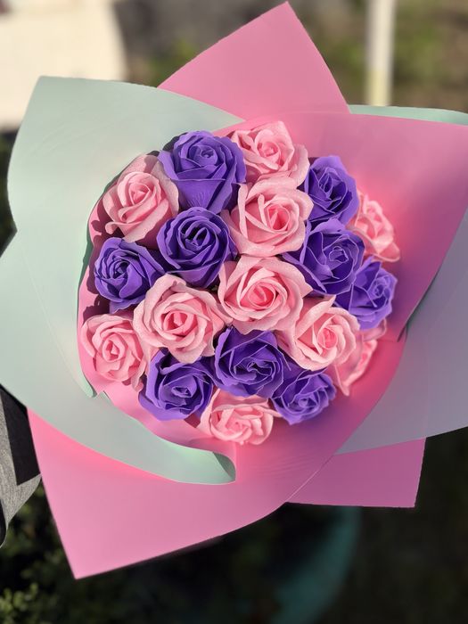 Buchete trandafiri sapun