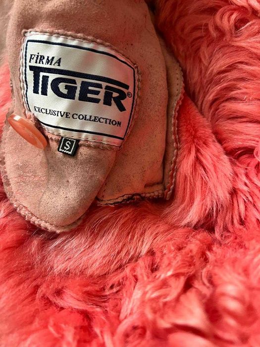 Детская дубленка для девочки на рост 125-135см