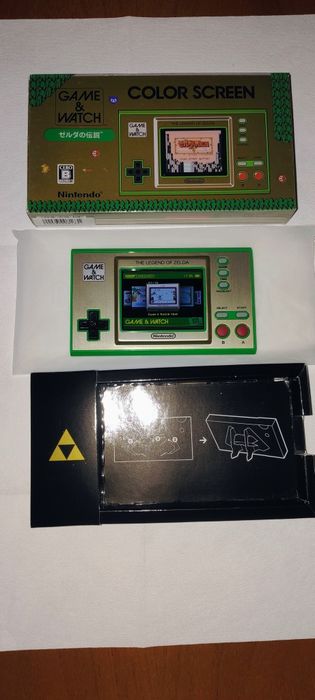 Verde intens cu backlight Nintendo game and watch