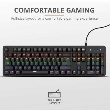 Механична клавиатура Trust Gaming GXT 1863