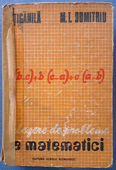 Pachet 4 culegeri vechi de Matematică / Aritmetică (perioada comunistă, Editurile Scrisul Românesc, Junimea, EDP)