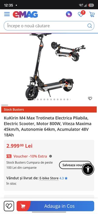 Trotineta Kukirin M4 Max 2026