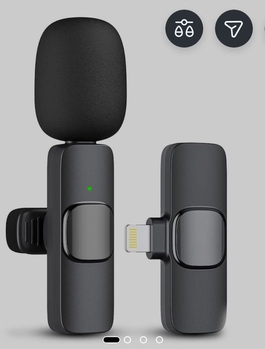 Microfon Lavaliera profesionala Wireless,