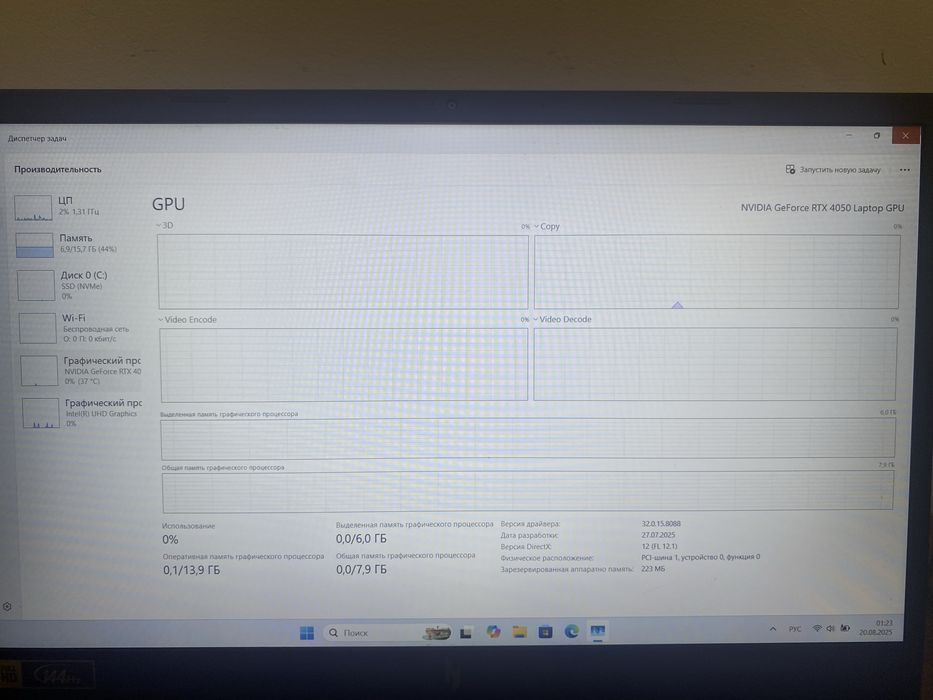 Ноутбук Acer nitro v15