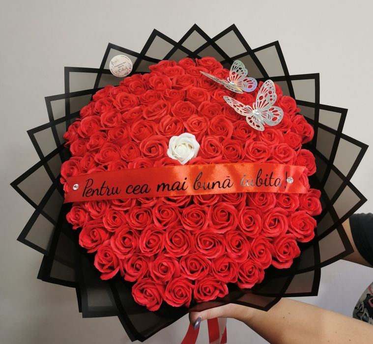 Buchete cu trandafiri de sapun