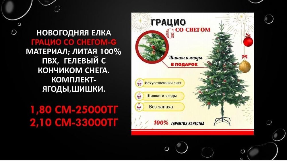 Новогодние ёлки в ассортименте