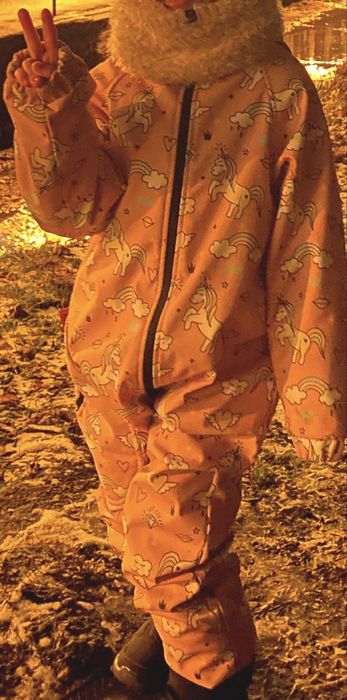 Costum Softshell Schi/ Sanie Unicorn Copii 116 cm