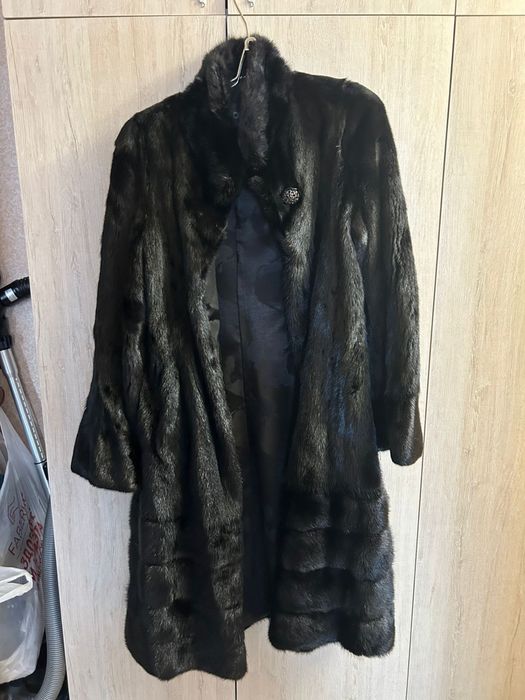 Норковая красивая шуба