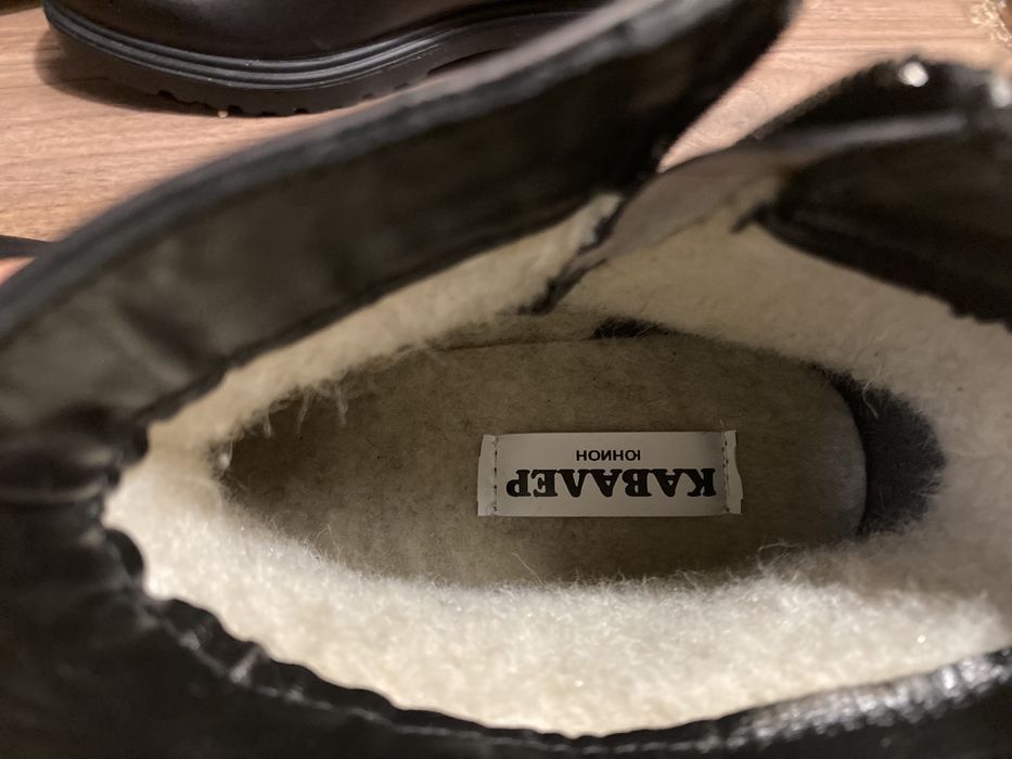 Мъжки боти нови естественя кожа