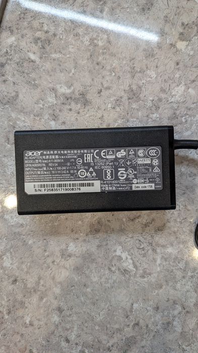 Новый блок питания Acer для ноутбука (оригинал)