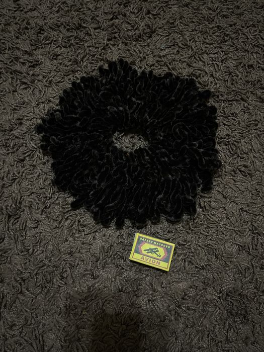 Объёмная резинка для волос, макаронка