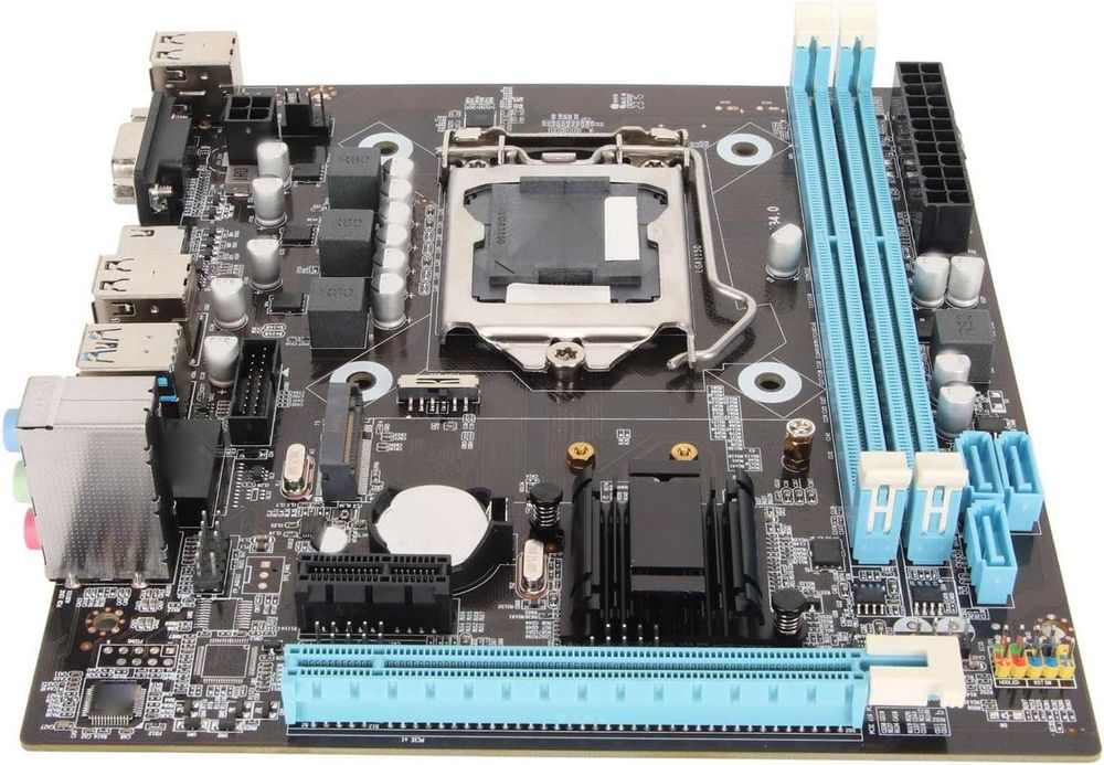 H81 дънна платка LGA1150 DDR3 M.2 NVMe HDMI mATX