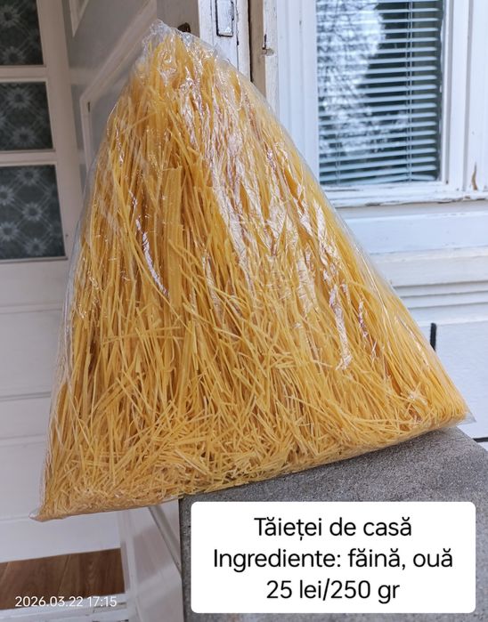 Tăieței de casă sănătoși 80 lei/kg