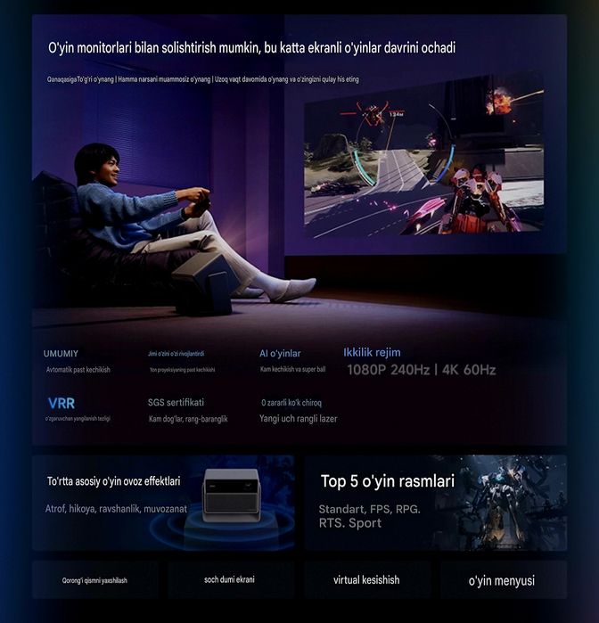 Xgimi RS20 Plus 4K New 2025 Proyektor