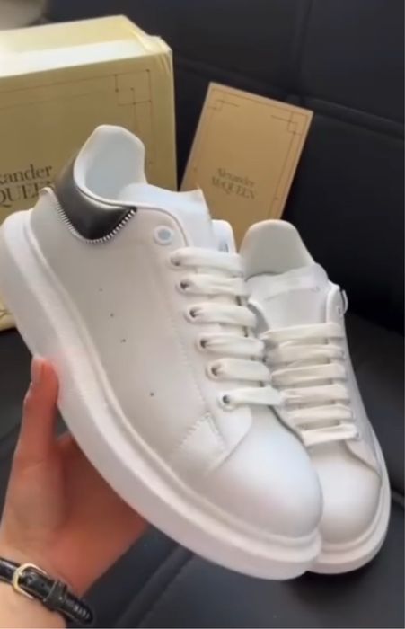 Alexander McQueen Adidasi Piele, noi, 36-44, Calitate Top