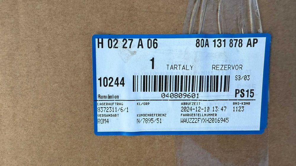 Rezervor+Pompa Adblue 80A131878AD 2.0 Tdi DETA Audi Q5 2 (FYB) OE