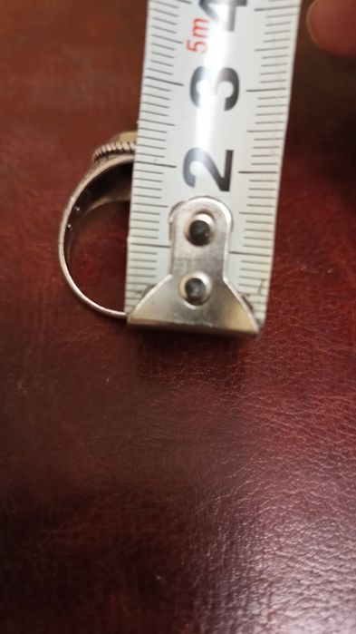 Мъжки стилен сребърен пръстен