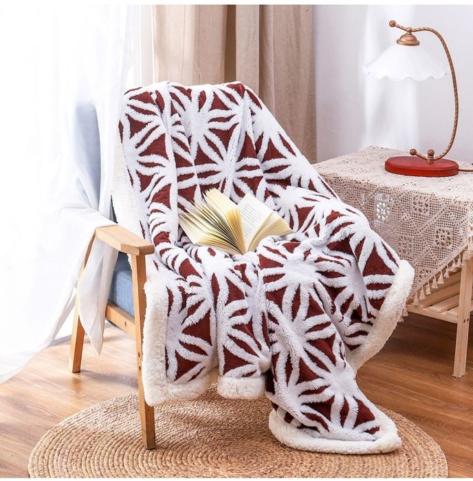 Плед  Снежинка огромный выбор оптом и розницу