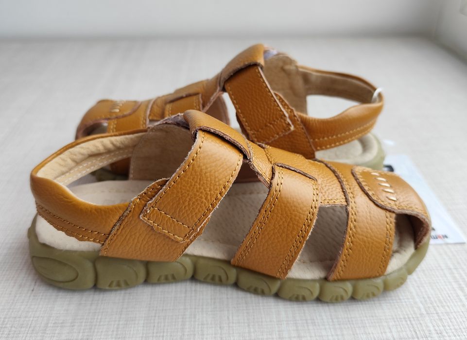 Sandale copii din piele naturală - NOI, mărimea 31 (19 cm interior)