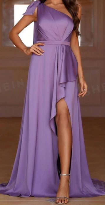 Rochie ocazie de seara culoarea mov marimea M