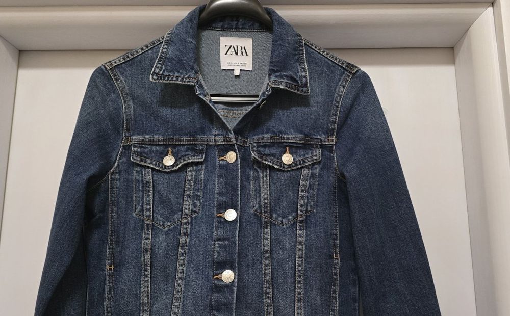 Дамско оригинално дънково якенце.  ZARA