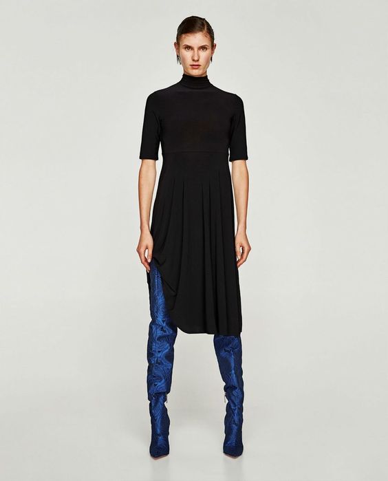 Cizme jacquard Zara Limited edition