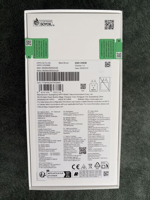 Oppo A5 PRO 5G Black Brown