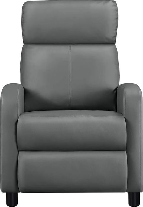 NOU Fotoliu Yaheetech, gri, piele eco