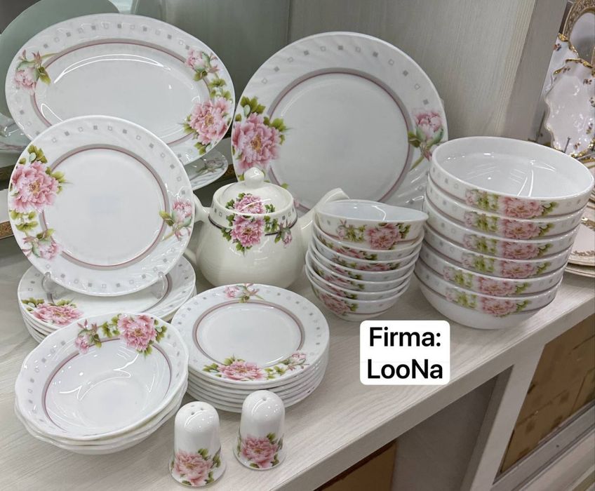 Loona, Torix, Milano, luminarc небьющийся посуда, 12 персон,12 kishili