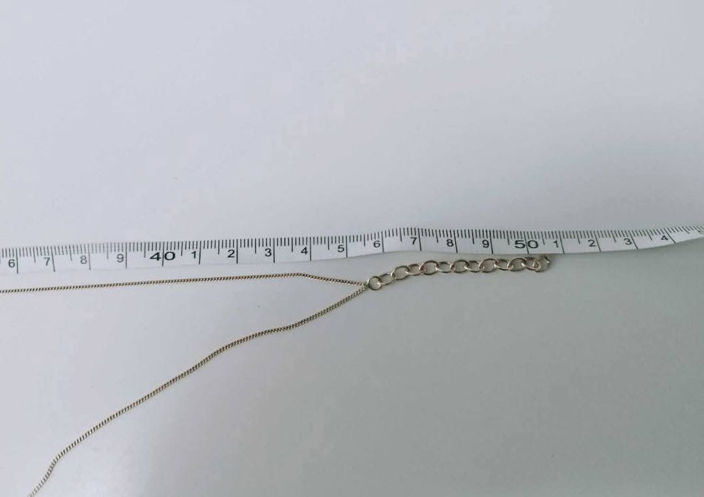 Colier lant dublu elegant din argint 925, placat cu aur, copii