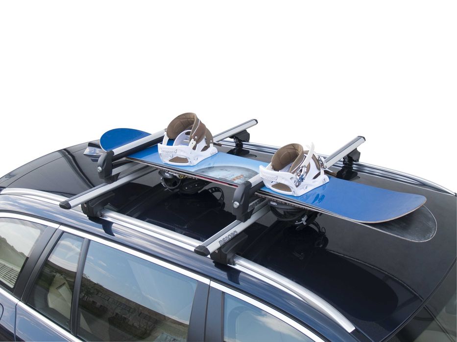 Suport ski/snowboard Menabo Iceberg 4 pe bare transversale, 4 perechi