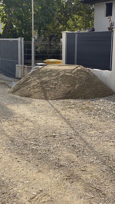 Amestec piatra si nisip pentru turnat beton
