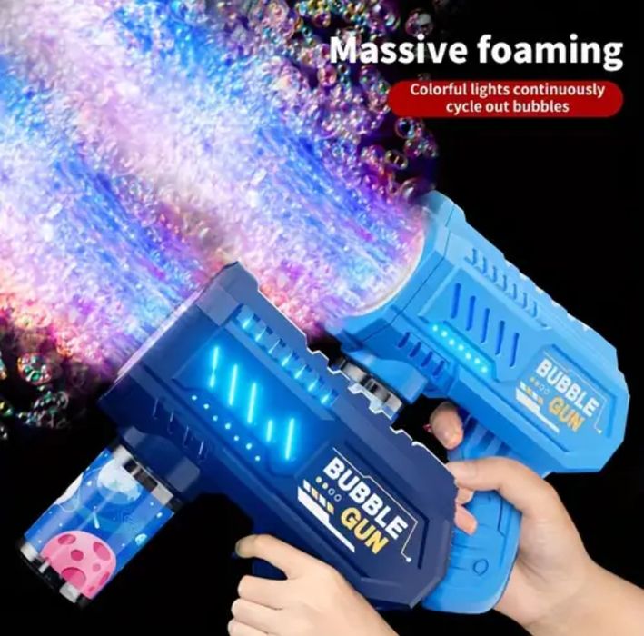 Пистолет за светещи сапунени мехури