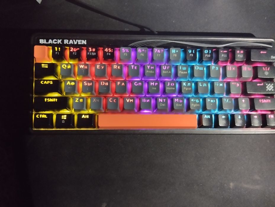 клавиатура Defender black raven