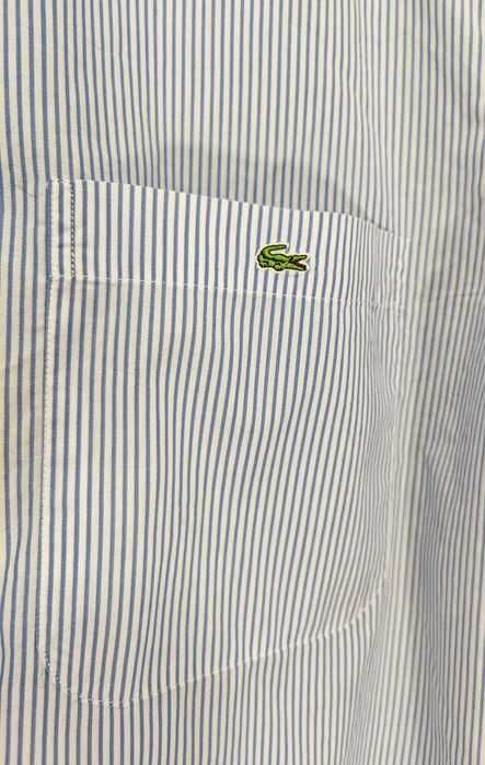 SALE % LACOSTE Оригинална риза с къс ръкав размер 41 / L