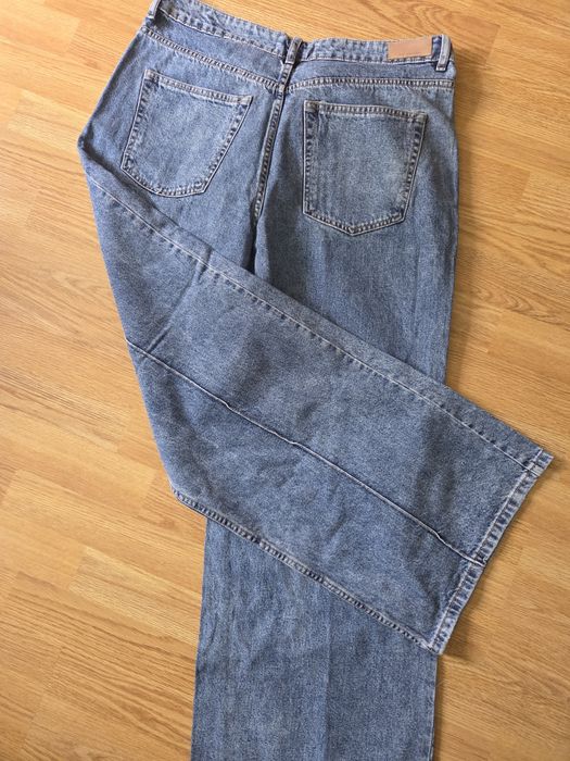 Дамски MANGO дънки с ръб