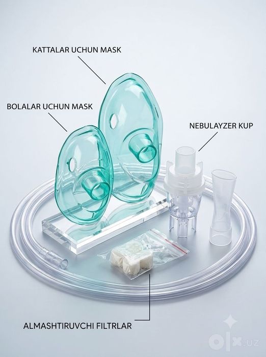 Original Ingalyator uchun universal toʻplam, dori idishi. Ingalyator n