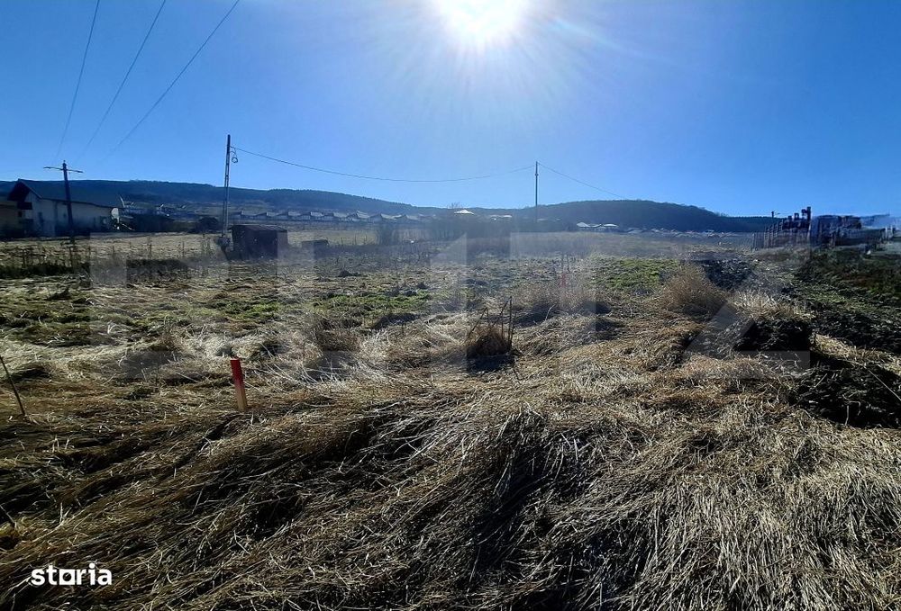 Teren construibil -556 mp situat in Chinteni in  zona de case, front 1