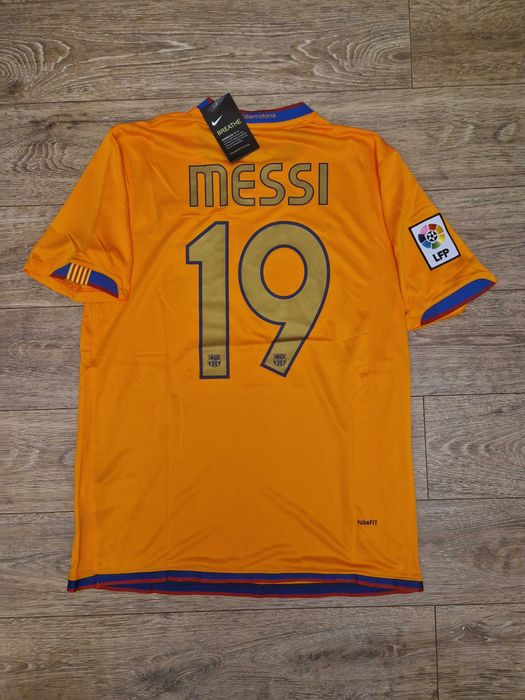 Tricou fotbal Barcelona 2006/07 away Messi #19 patchuri LaLiga