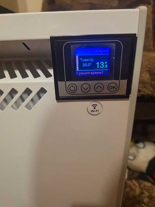 Стенен конвектор 2000W ЕЛДОМ, WiFi, стойка