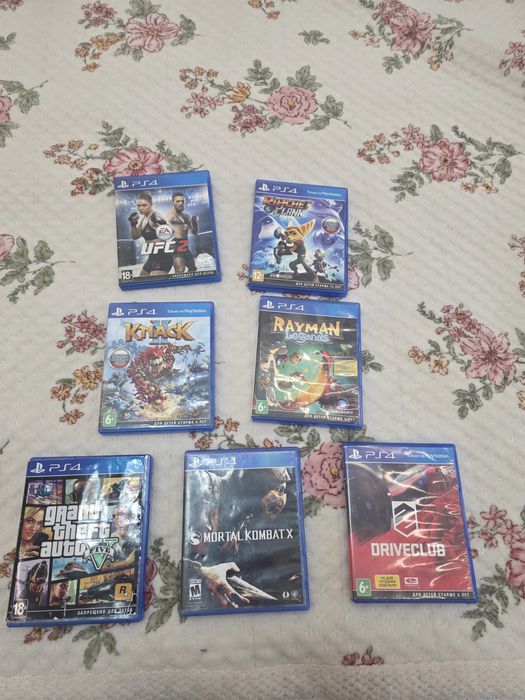 Продам или обменяю диски PlayStation 4.