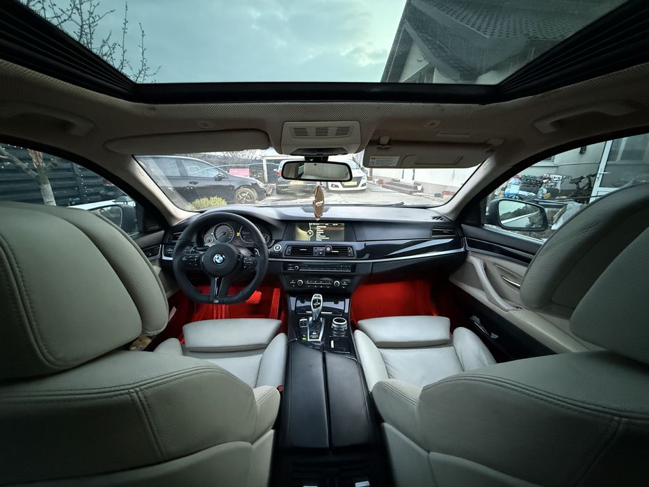 BMW F10 520D M Pachet 2.0 Automat 184 cai Scaune seria7 trapa  Piele