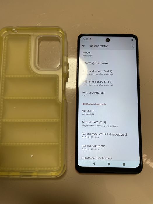 Motorola Moto g04, Dual SIM, 4GB RAM, 64GB, Sunrise Orange